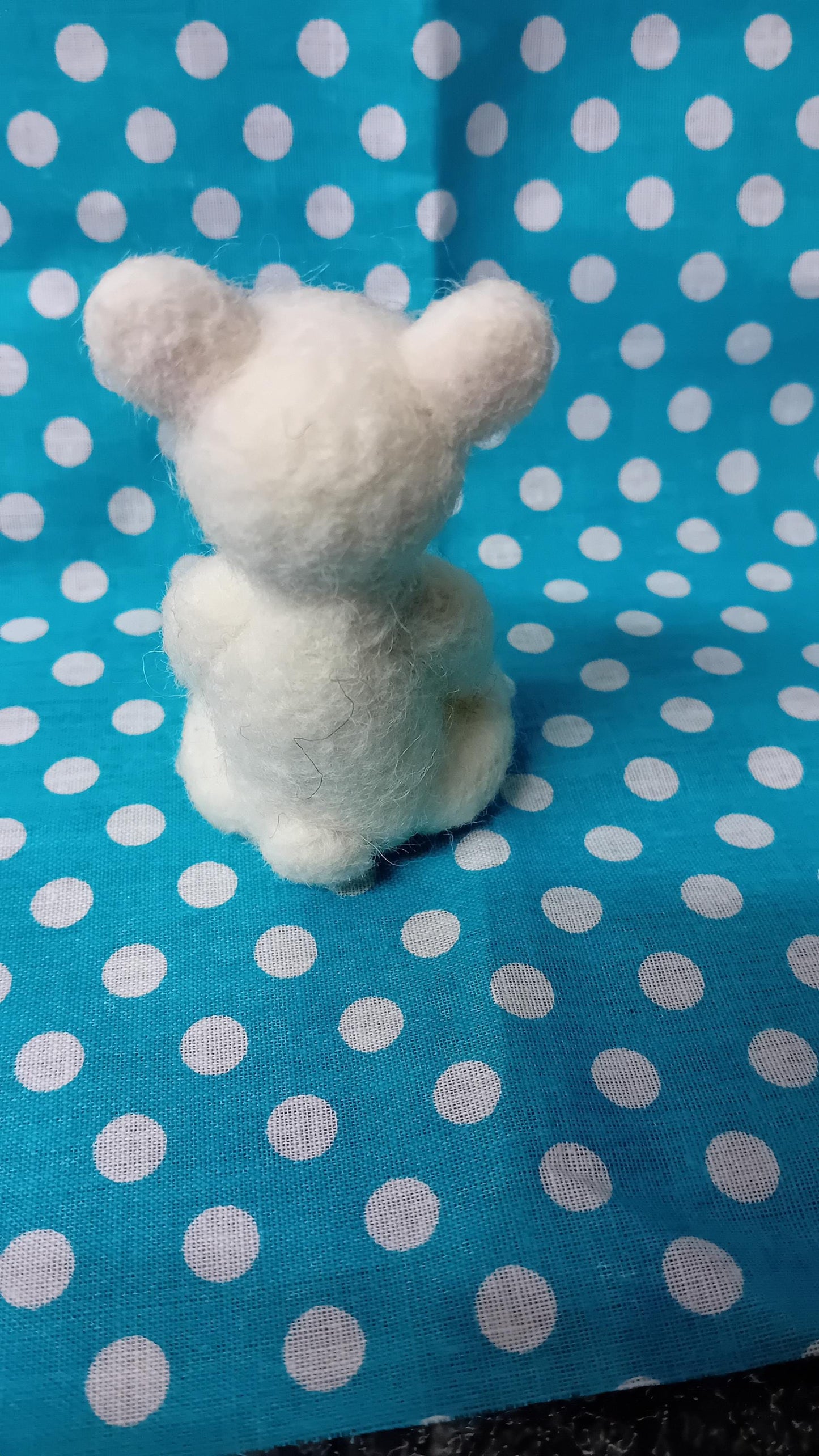 Needlefelt Teddy Bear Gift: Handmade Miniature Keepsake