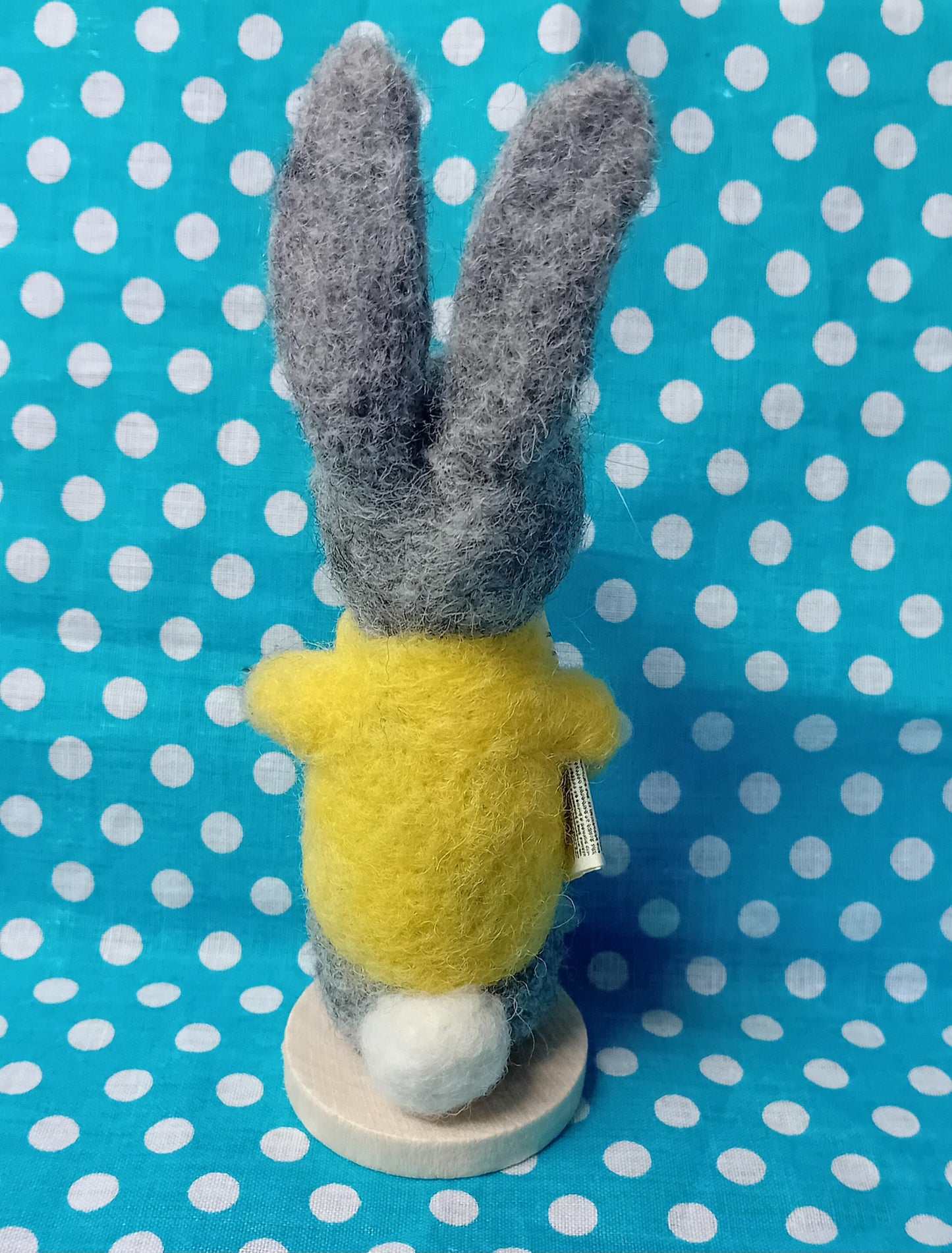 Bunny rabbit with newspaper,unique gifts for mum dad nan grandad,rabbit gifts bunny gifts