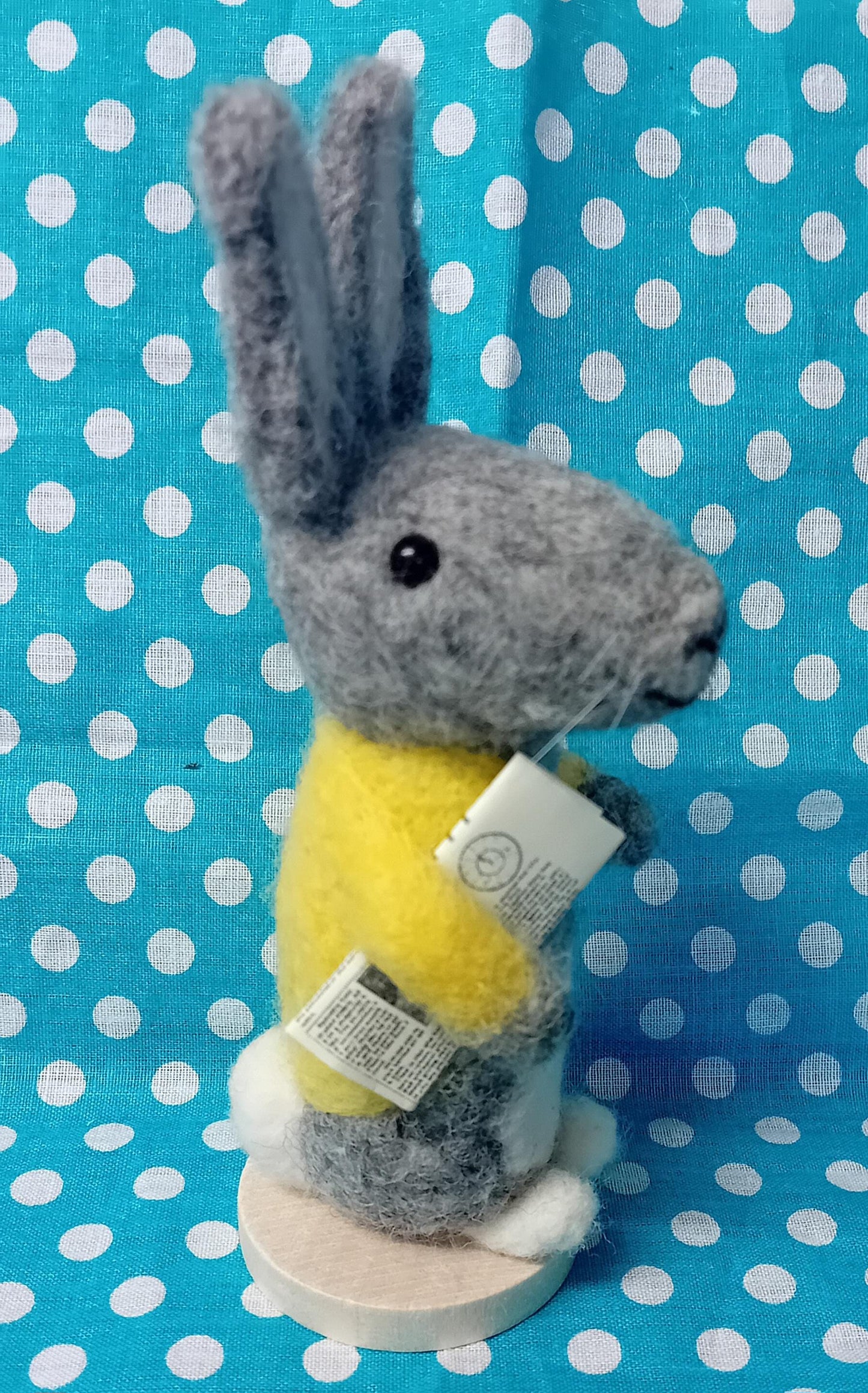Bunny rabbit with newspaper,unique gifts for mum dad nan grandad,rabbit gifts bunny gifts