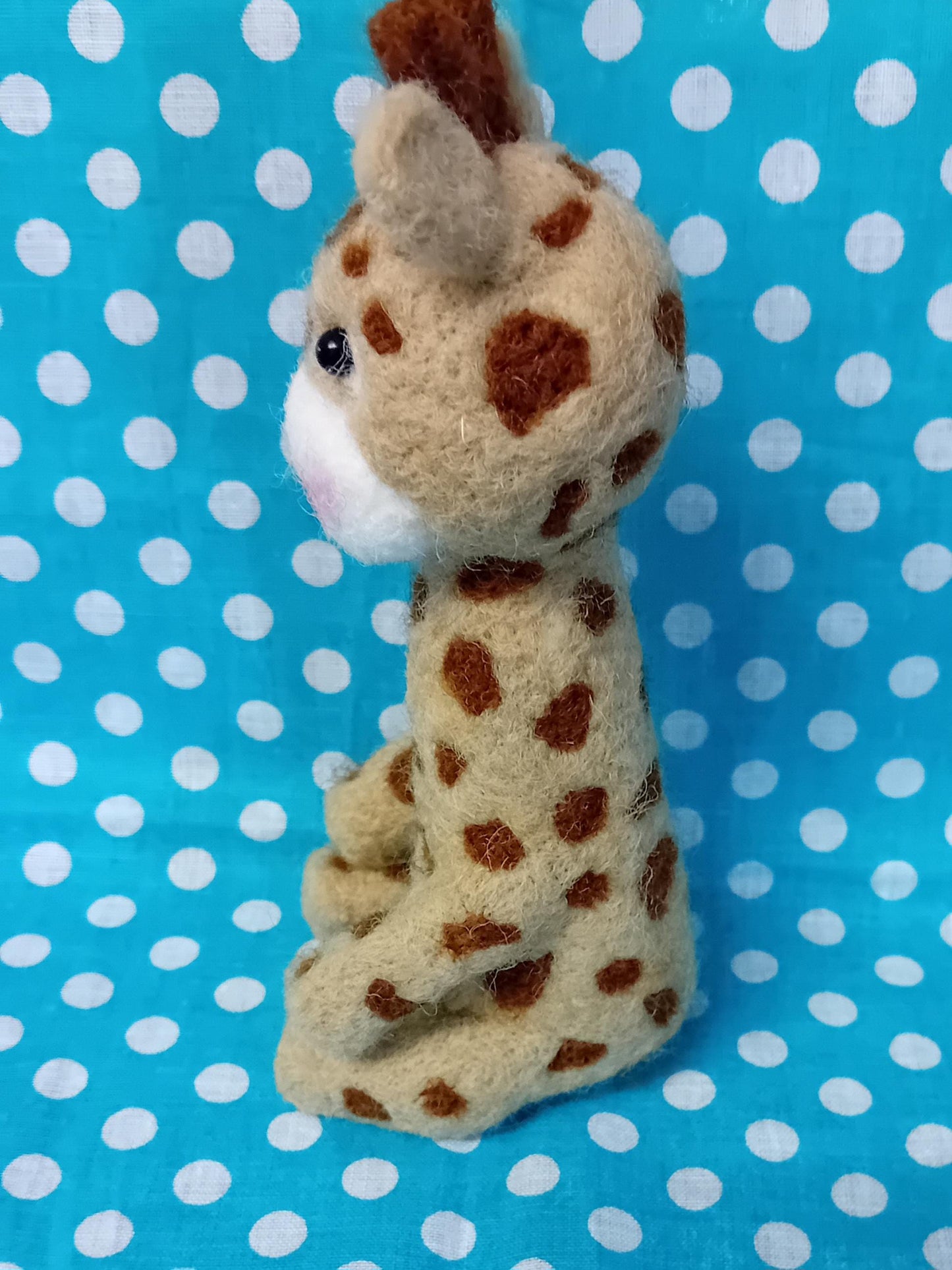 Needlefelt Zoo Animal Cake Toppers: Giraffe, Monkey, Elephant