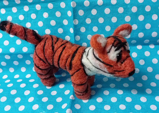 Needlefelt tiger,zoo animals,tiger gifts unique gifts for mum dad animal lovers friends